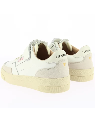 0-105 Baskets De Ville Femme Hazel Cuir Blanc – Image 3