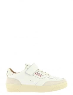 0-105 Baskets De Ville Femme Hazel Cuir Blanc
