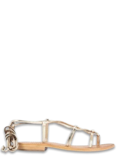 Les Tropéziennes Par M Belarbi Les Tropeziennes Par M.Belarbi Sandales Femme Hellen Cuir Or