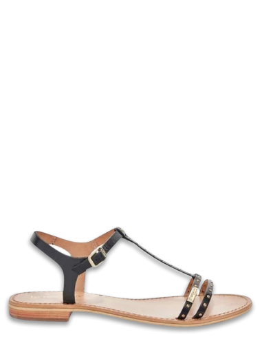 Les Tropéziennes Par M Belarbi Les Tropeziennes Par M.Belarbi Sandales Femme Henya Cuir Noir