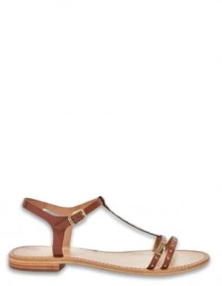 Les Tropéziennes Par M Belarbi Les Tropeziennes Par M.Belarbi Sandales Femme Henya Cuir Tan