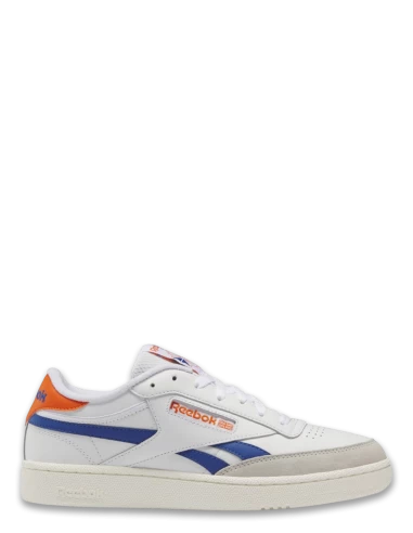 Reebok Sneakers Homme Club C Revenge Cuir Blanc/bleu/orange