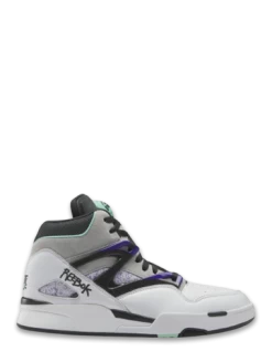 Reebok Sneakers Montantes Homme Pump Omni Zone Ii Cuir Blanc/gris