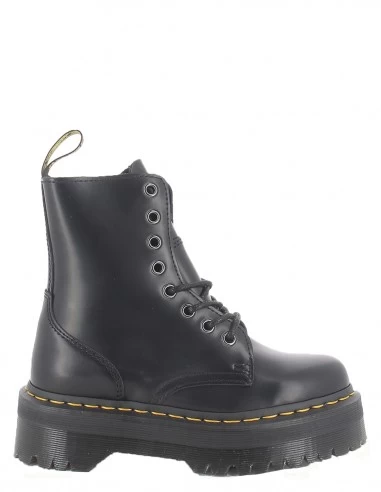 Dr. Martens Dr Martens Boots Compensées Femme Jadon Cuir Polished Smooth Noir