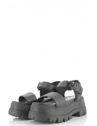 Buffalo Sandales Compensées Femme Jojo Vegan Noir – Image 7