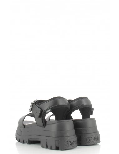 Buffalo Sandales Compensées Femme Jojo Vegan Noir – Image 8