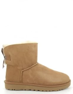 Ugg Boots Enfant Mini Bailey Bow II Daim Chestnut