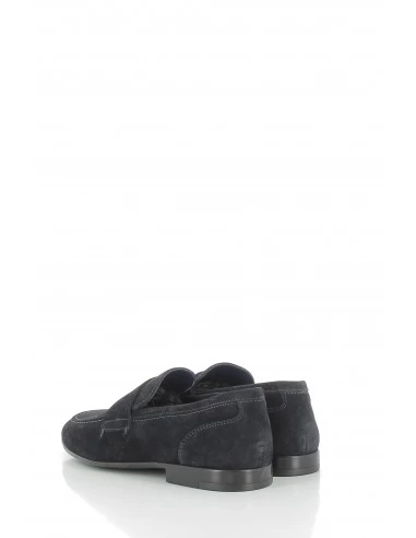 Azzaro Mocassins Homme Volga Cuir Bleu Marine – Image 4