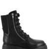 Ash Bottines Femme Lets Cuir Noir