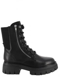 Ash Bottines Femme Lets Cuir Noir