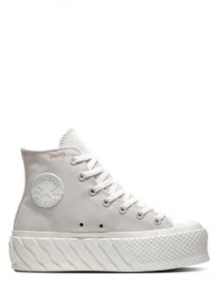 Converse Sneakers Compensées Montante Femme Lift 2x Hi Beige