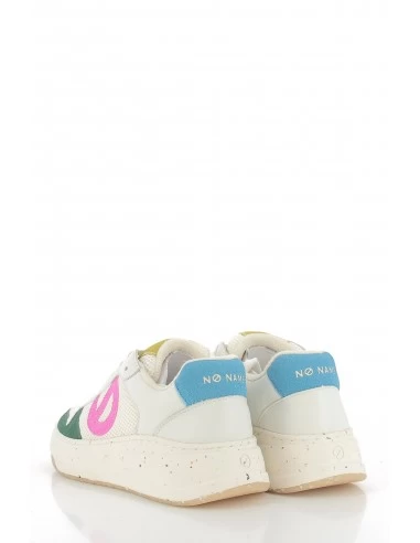 No Name Baskets De Ville Femme Bridget Sneaker Blanc/rose/vert/bleu – Image 4