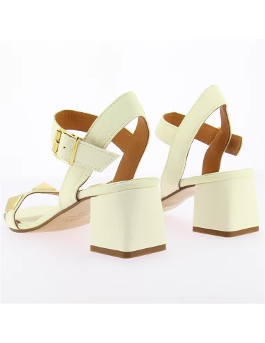 Hylton Sandales à Talon Femme Mai Tai Blanc – Image 5