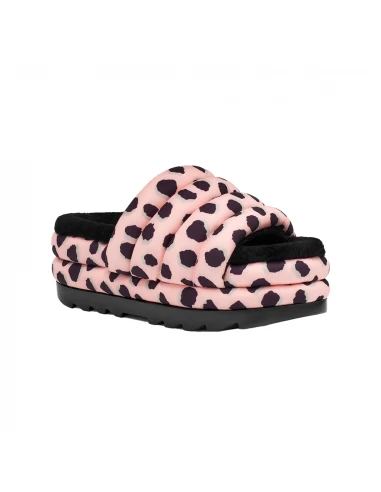 Ugg Claquettes Compensées Femme Maxi Slide Cheetah Print Leopard Rose – Image 2