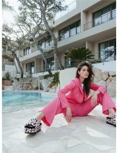 Ugg Claquettes Compensées Femme Maxi Slide Cheetah Print Leopard Rose – Image 6