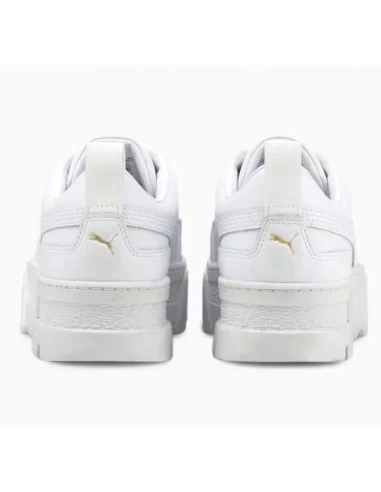 Puma Sneakers Compensées Femme Mayze Classic Cuir Blanc – Image 4