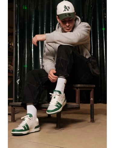 Mercer Baskets De Ville Homme The Brooklyn White Vert – Image 7