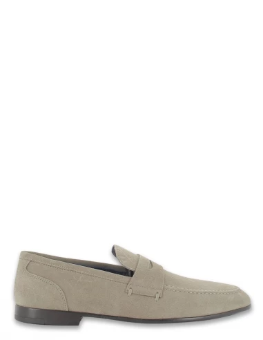 Azzaro Mocassins Homme Volga Cuir Taupe