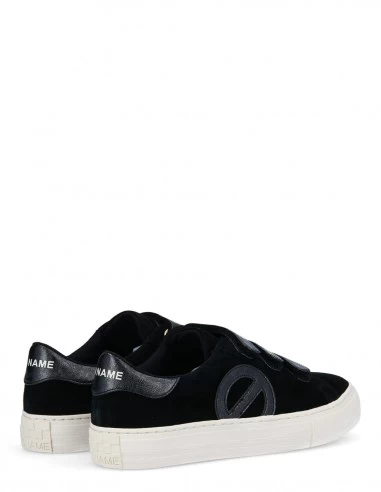 No Name Basket De Ville Femme Arcade Straps Side Cuir Noir – Image 2