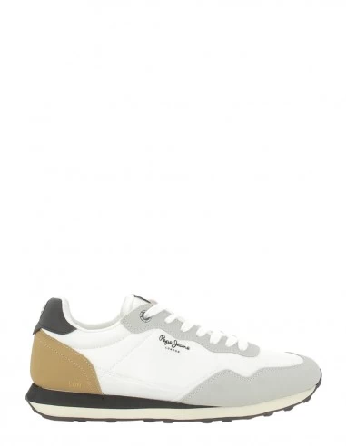 Pepe Jeans Baskets De Ville Homme Natch Blanc/beige