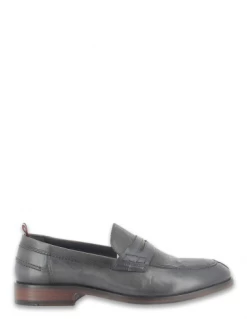 Azzaro Mocassins Homme Norden Cuir Gris