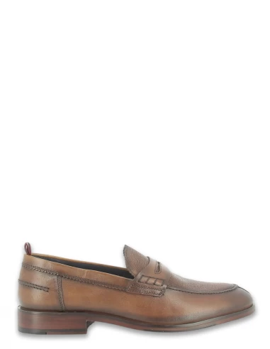 Azzaro Mocassins Homme Norden Cuir Marron
