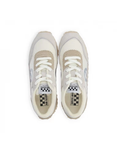 No Name Baskets De Ville Compensées Femme Punky Jogger Beige/gris – Image 3