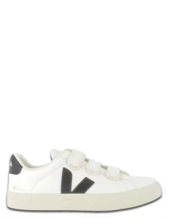 Veja Baskets De Ville Mixte Recife Logo White Black