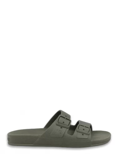 Cacatoes Claquettes Femme Rio De Janeiro Women Dark Kaki