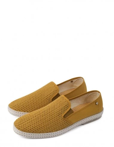 Rivieras Espadrilles Homme Classic Canvas & Mesh Curry – Image 2