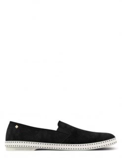 Rivieras Espadrilles Homme Classic Suede Nubuck Noir