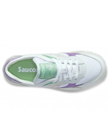Saucony Sneakers Femme Shadow 6000 Blanc/violet/beige – Image 2