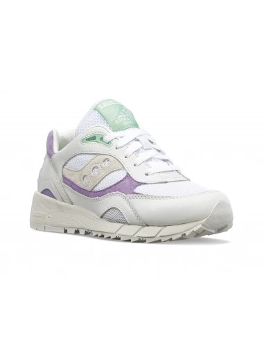 Saucony Sneakers Femme Shadow 6000 Blanc/violet/beige – Image 3
