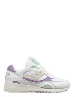 Saucony Sneakers Femme Shadow 6000 Blanc/violet/beige