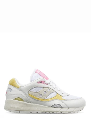 Saucony Sneakers Femme Shadow 6000 Blanc/beige/kaune