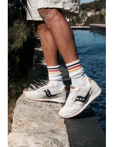 Saucony Sneakers Homme Shadow 5000 Blanc/beige/bleu – Image 5