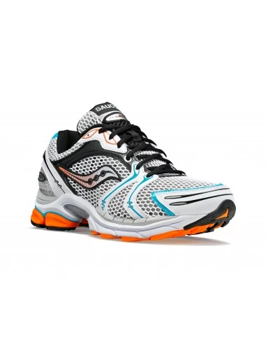 Saucony Sneakers Running Homme Progrid Triumph 4 Blanc/noir/orange/bleu – Image 3