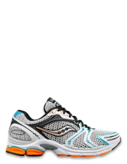 Saucony Sneakers Running Homme Progrid Triumph 4 Blanc/noir/orange/bleu