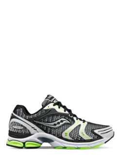 Saucony Sneakers Running Homme Progrid Triumph 4 Noir/gris/vert Fluo
