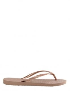 Havaianas Tongs Femme Slim Rose Dorée