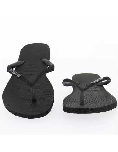 Havaianas Tongs Femme Slim Sparkle II Noir – Image 4