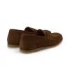 Schmoove Mocassin Homme Smart Moc Cuir Velours Taupe