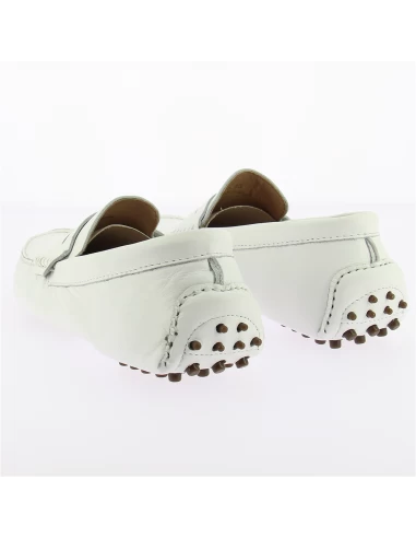 Hylton Mocassin Homme 82985-03 Cuir Blanc – Image 5