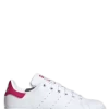 Adidas Sneakers Femme Stan Smith J Vegan Blanc Rose