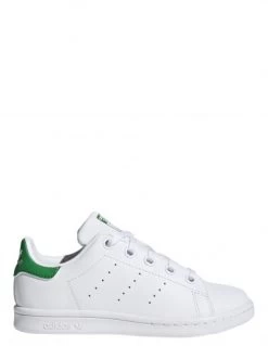 Adidas Sneakers Enfant Stan Smith C Vegan Blanc Vert