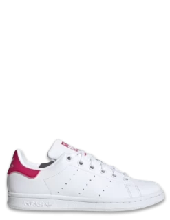 Adidas Sneakers Femme Stan Smith J Blanc Rose