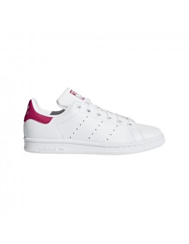 Adidas Sneakers Femme Stan Smith J Blanc Rose – Image 7