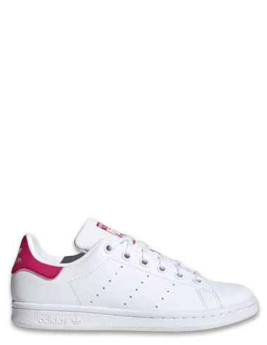 Adidas Sneakers Femme Stan Smith J Blanc Rose