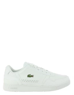 Lacoste Sneakers Homme T-clip Cuir Blanc