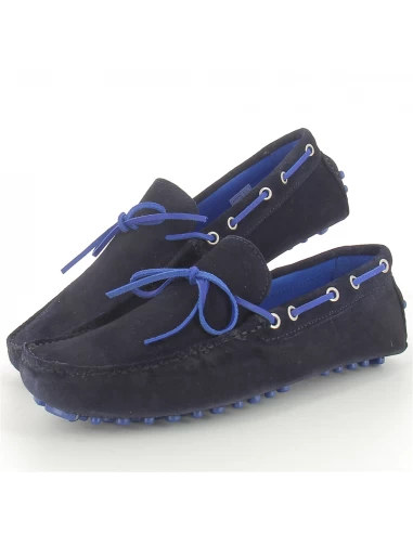 Hylton Mocassin Homme 80876-04 Daim Bleu Marine – Image 2